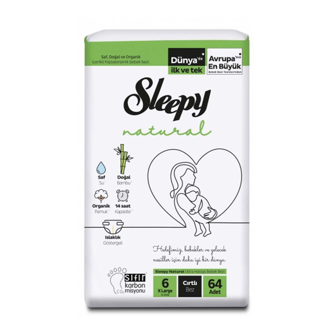 Sleepy Natural Bebek Bezi 4 Lü XL 64lü5521839