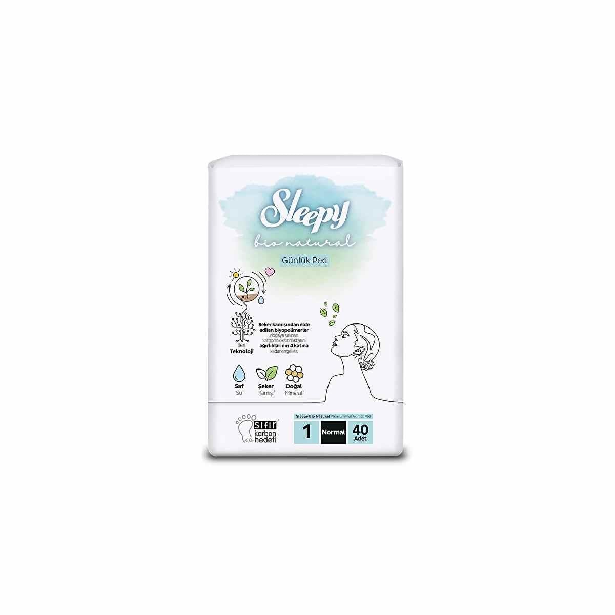 Sleepy Natural Bio Günlük Süper Normal 40lı5521815