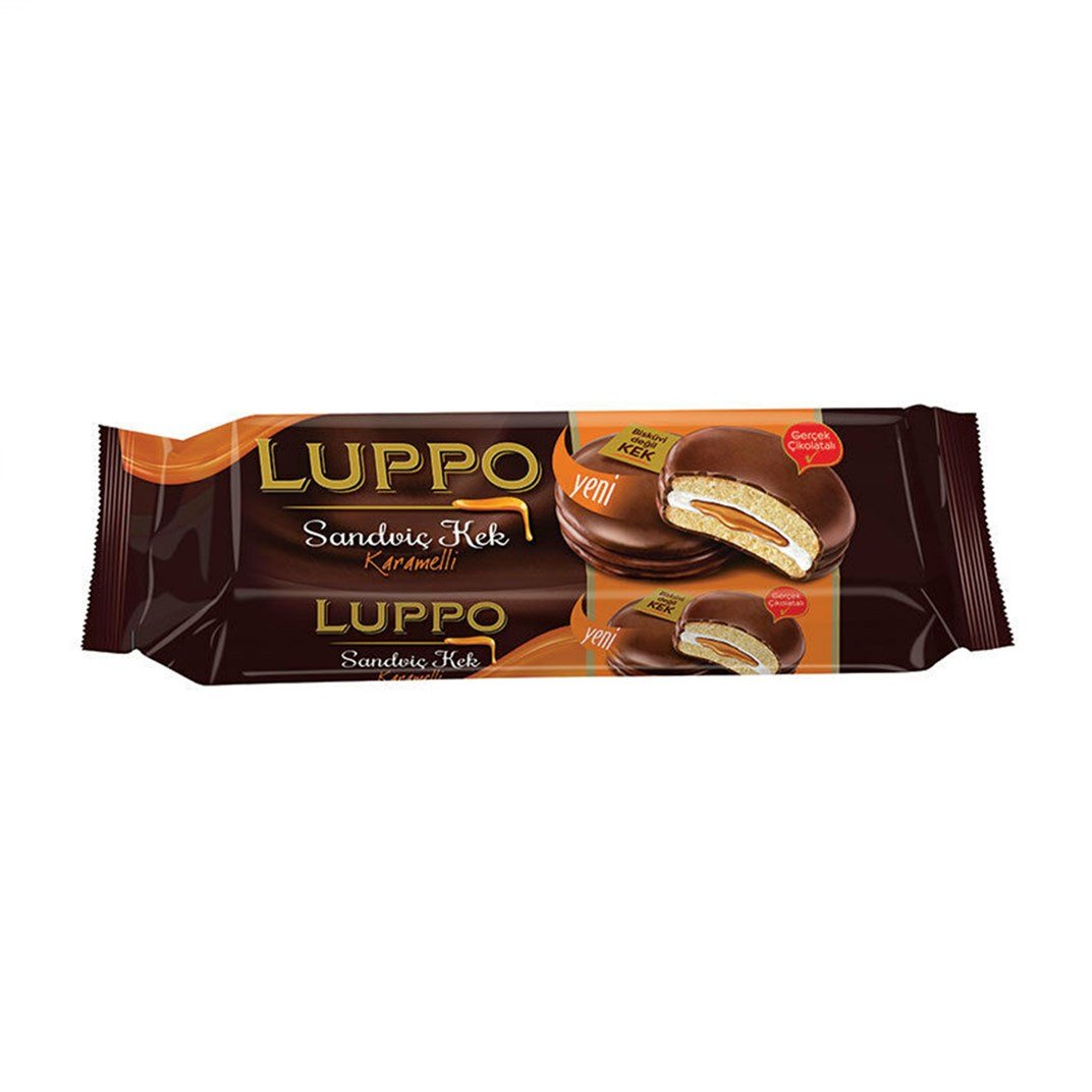 Şölen Luppo Sandviç Kek Karamelli 182 GrBisküvi, Çikolata