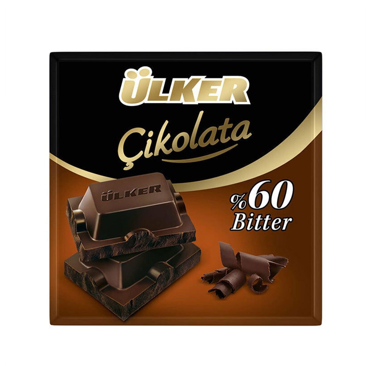 Ülker Çikolata Bitter 60 Kare 60 gr