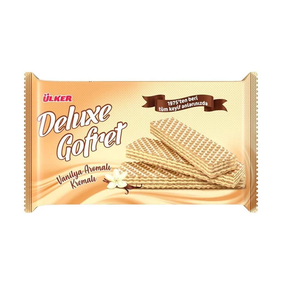 Ülker Deluxe Gofret Vanilyalı 220 Gr5509754