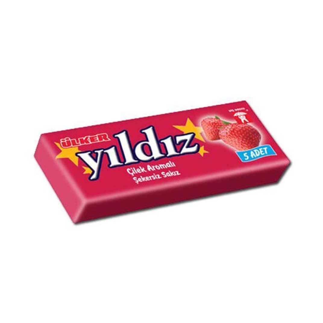 Ülker Yıldız Sakız Şekersiz Çilek 5li5509376