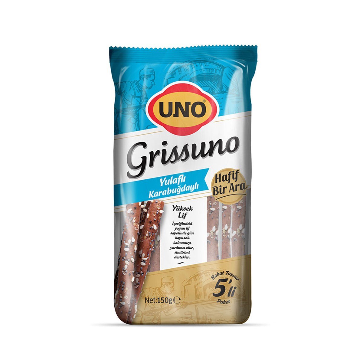 Uno Grissuno Yulaflı Karabuğdaylı 150 gr