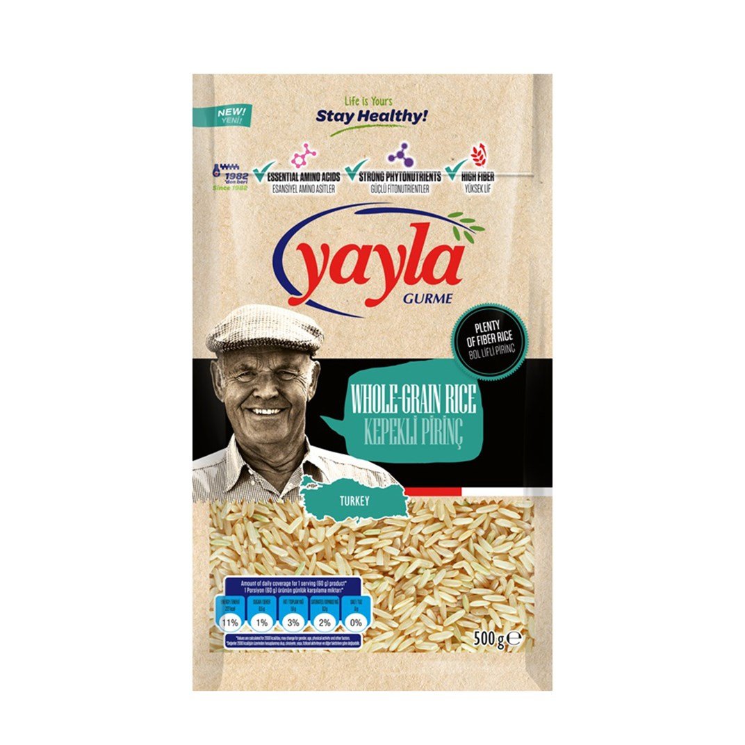 Yayla Gurme Kepekli Pirinç 500 grKategorisiz