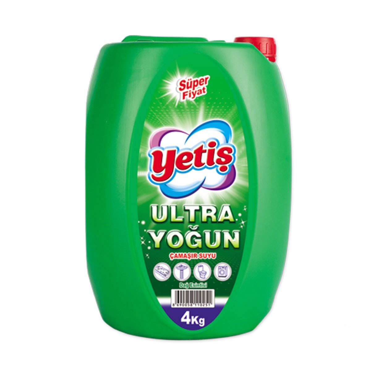 Yetiş Ultra Yoğun Çamaşır Suyu Dağ Esintisi 4 kg