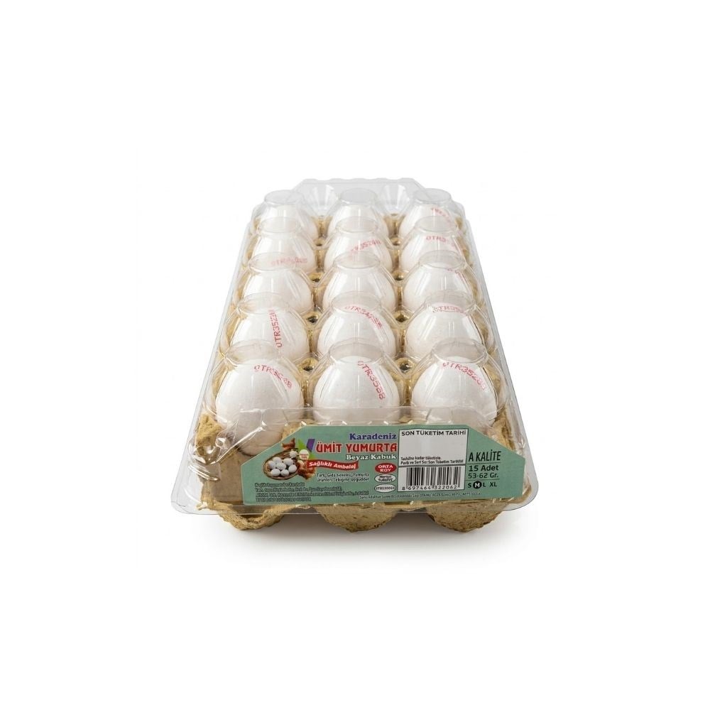 YUMURTA Ümit 15 li Beyaz5504103