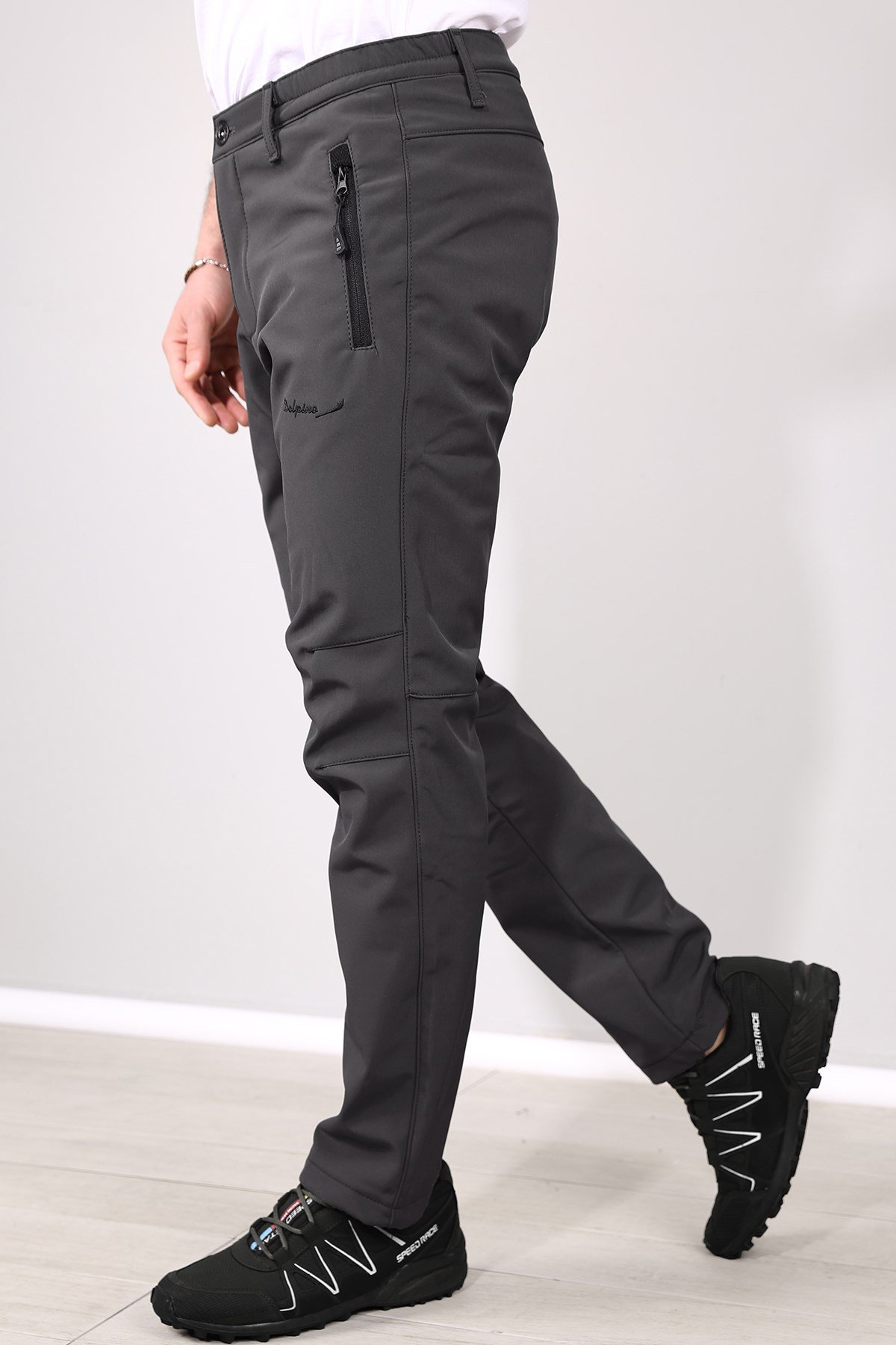 Delpino Erkek Su ve Rüzgar Geçirmez Softshell Pantolon