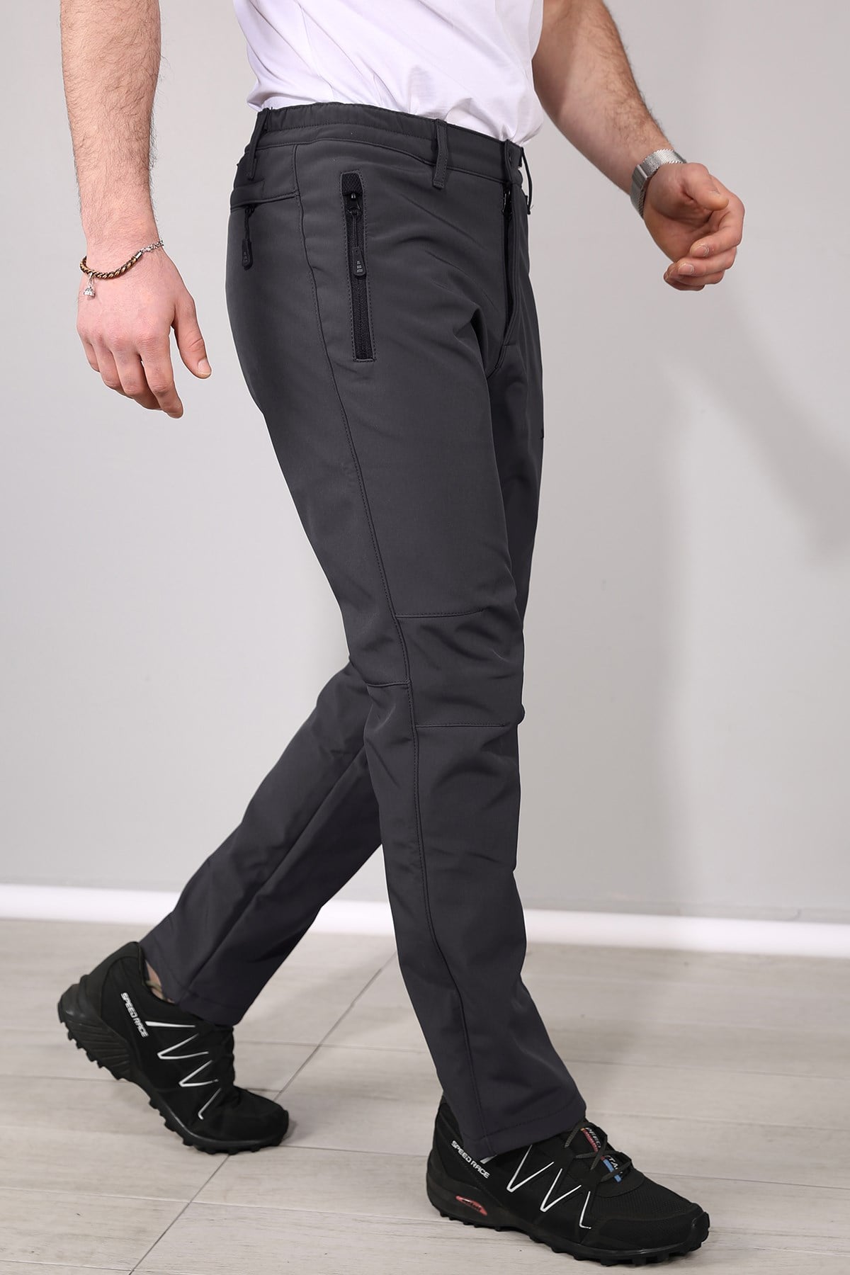 Delpino Erkek Su ve Rüzgar Geçirmez Softshell Pantolon