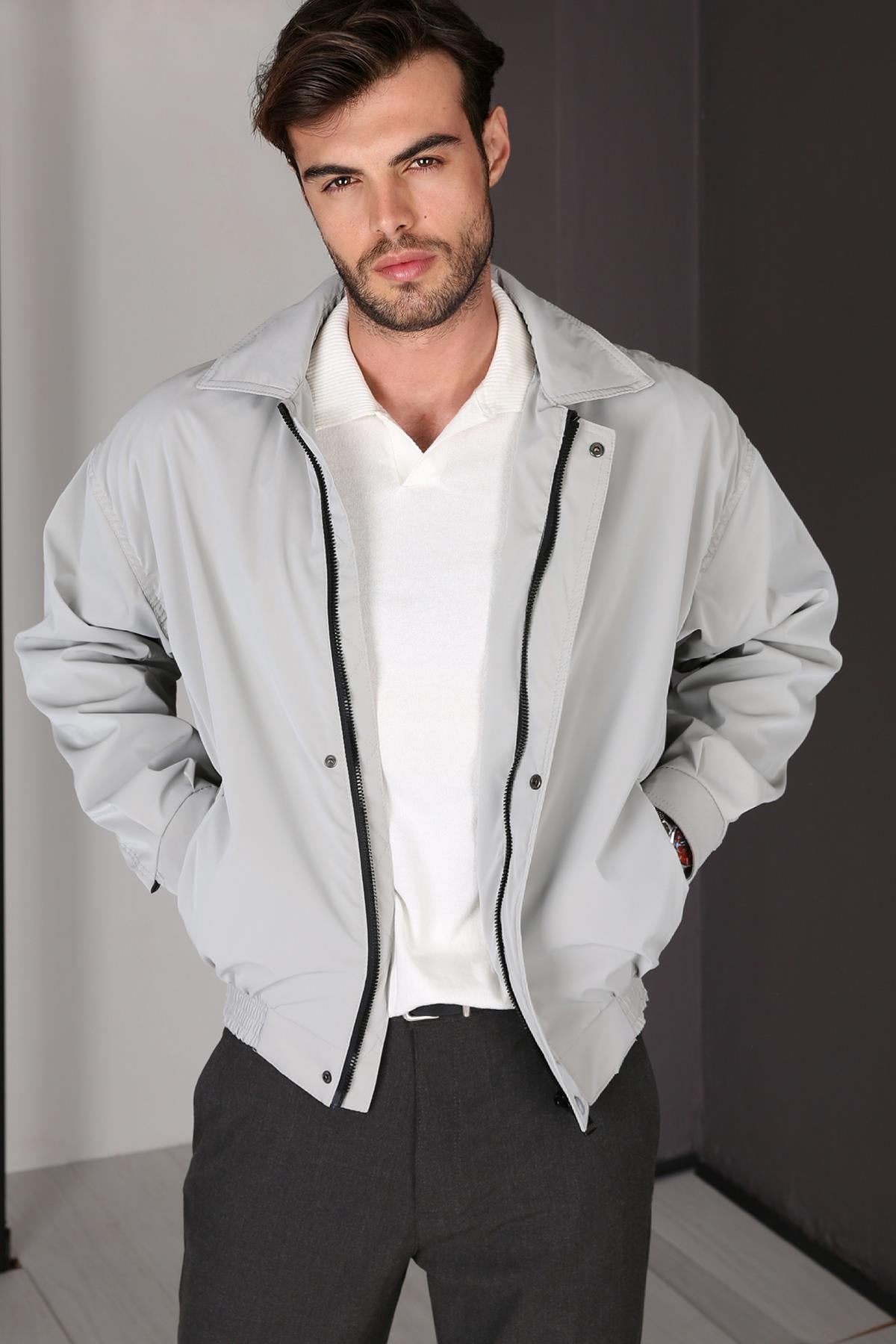 Oversize Nova Kumaş Mevsimlik Erkek Ceket