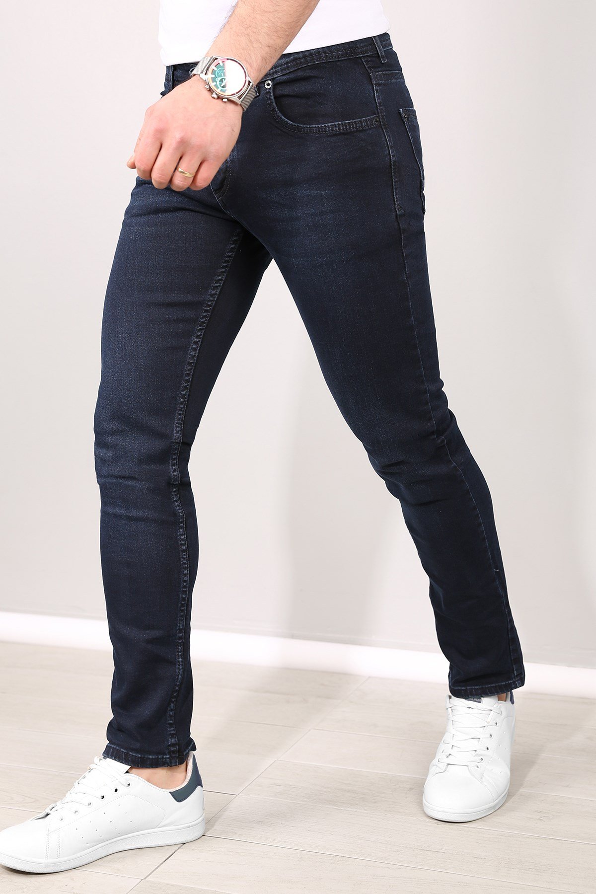 Slimfit Likralı Erkek Kot Pantolon