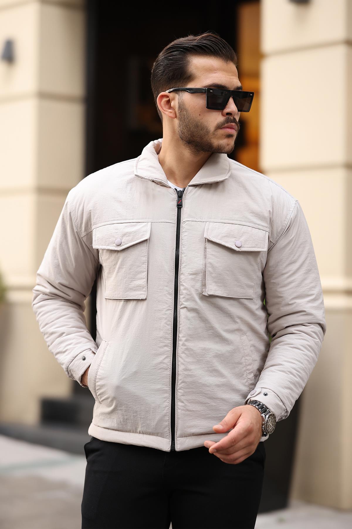 Su ve Rüzgar Geçirmez Erkek Mont