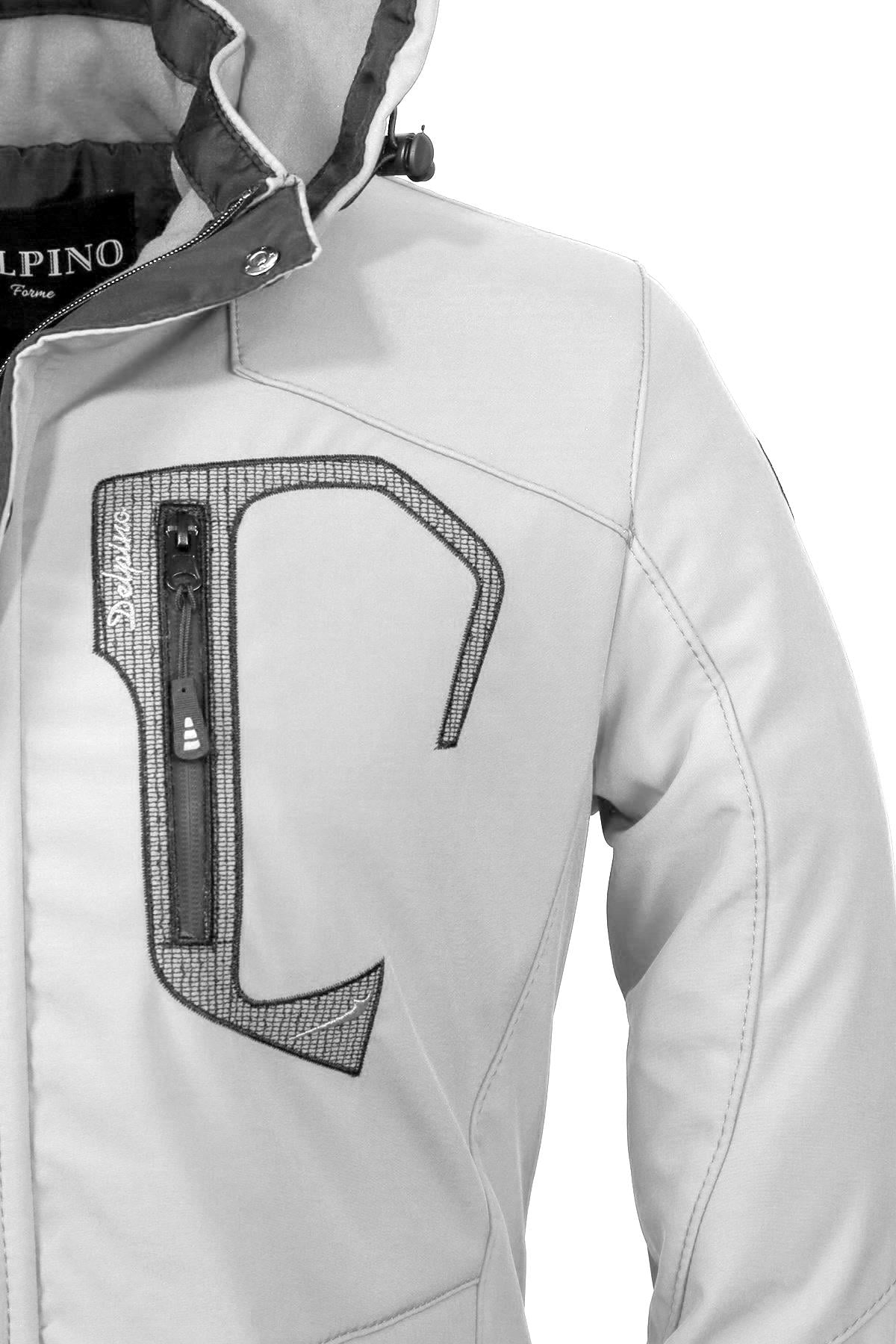 Su ve Rüzgar Geçirmez Kürklü Softshell Erkek Mont