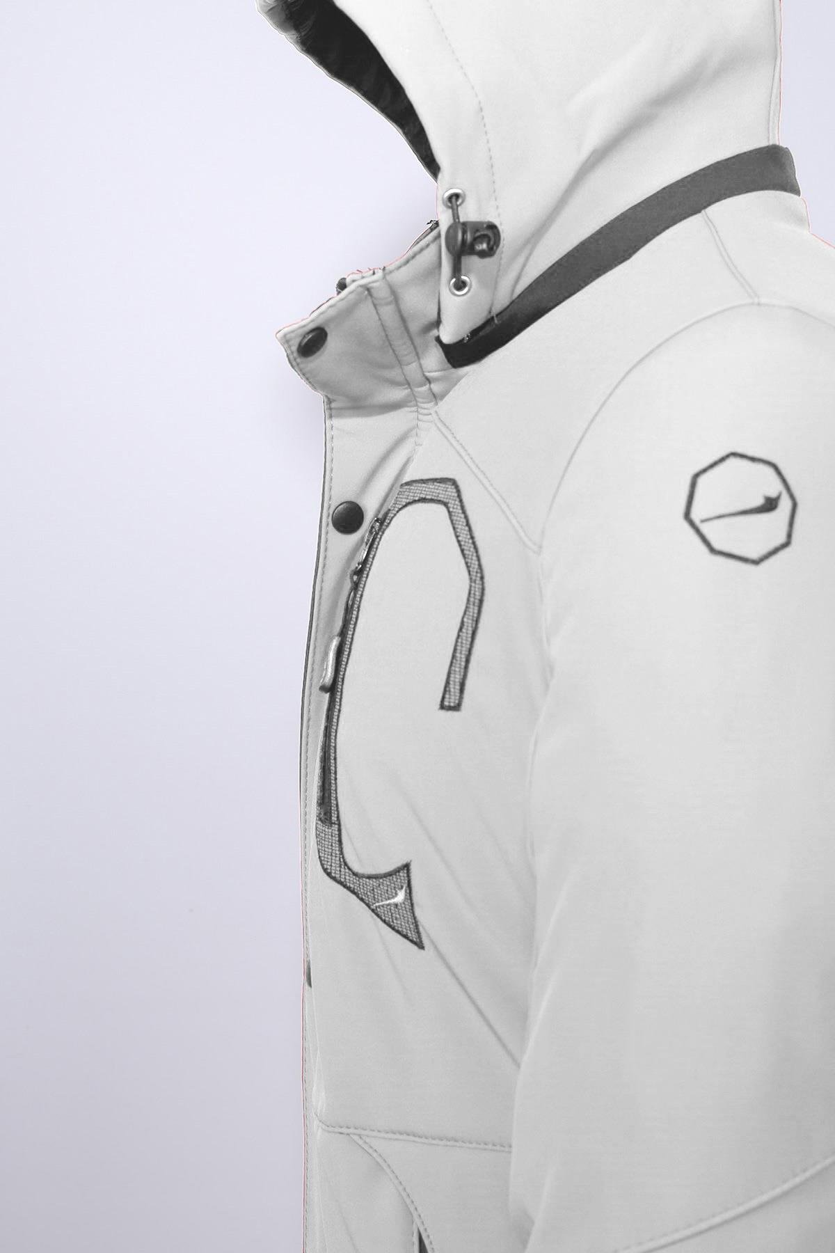 Su ve Rüzgar Geçirmez Kürklü Softshell Erkek Mont