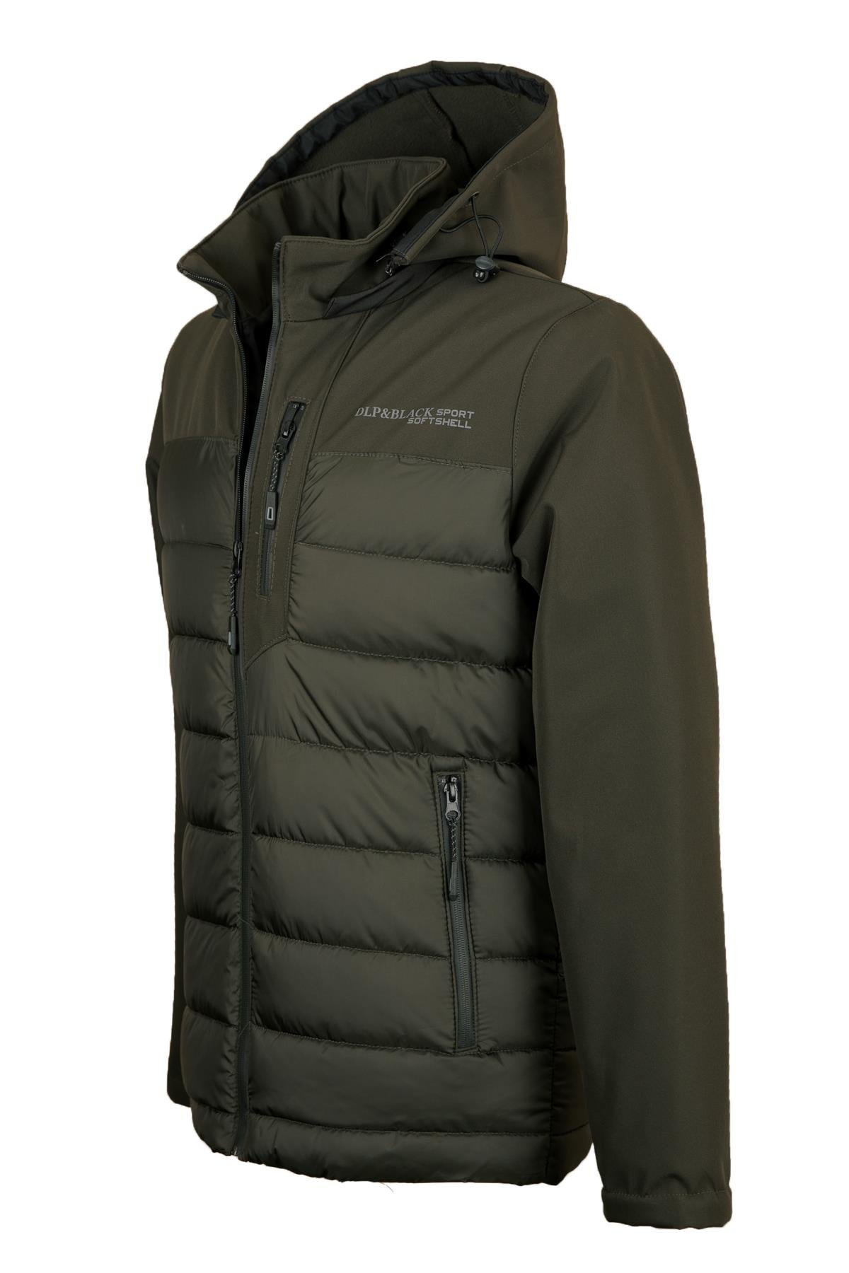 Su ve Rüzgar Geçirmez Softshell Erkek Şişme Mont