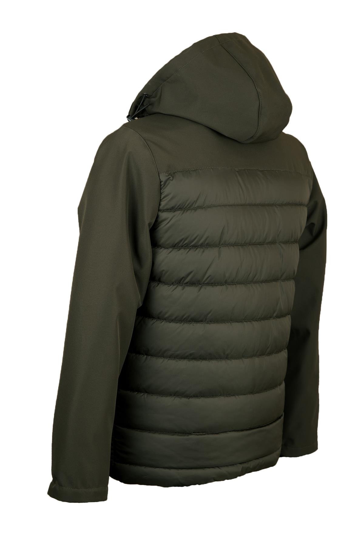 Su ve Rüzgar Geçirmez Softshell Erkek Şişme Mont