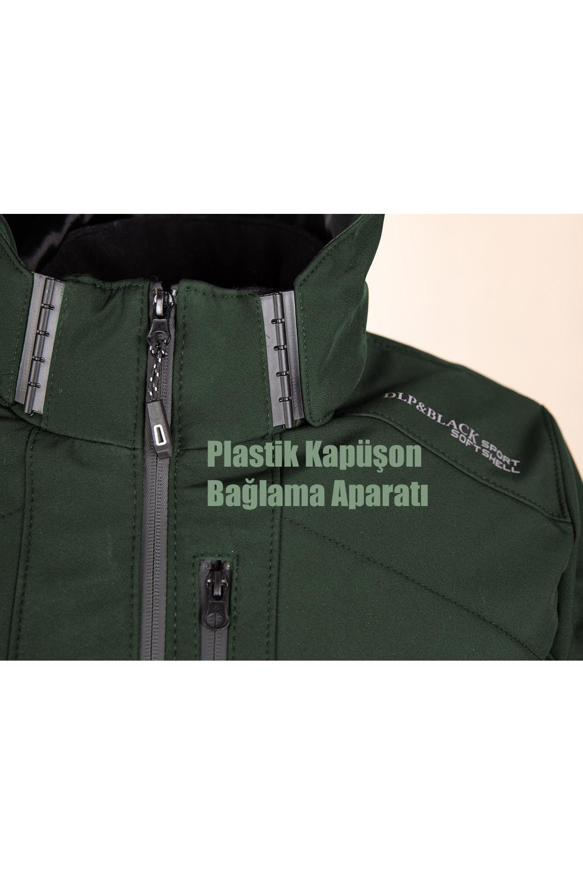 Su ve Rüzgar Geçirmez Termal Softshell Erkek Mont