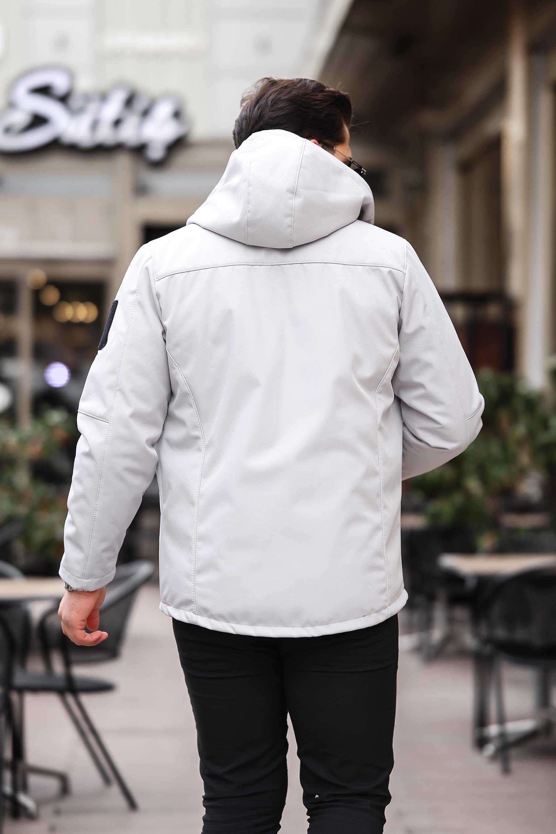 Su ve Rüzgar Geçirmez Termal Softshell Erkek Mont