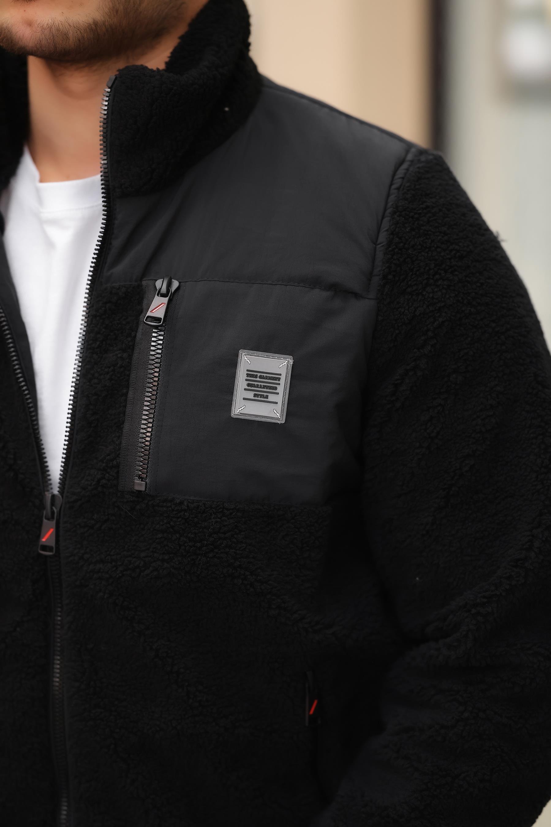 Unisex Peluşlu Kadın Erkek Mont