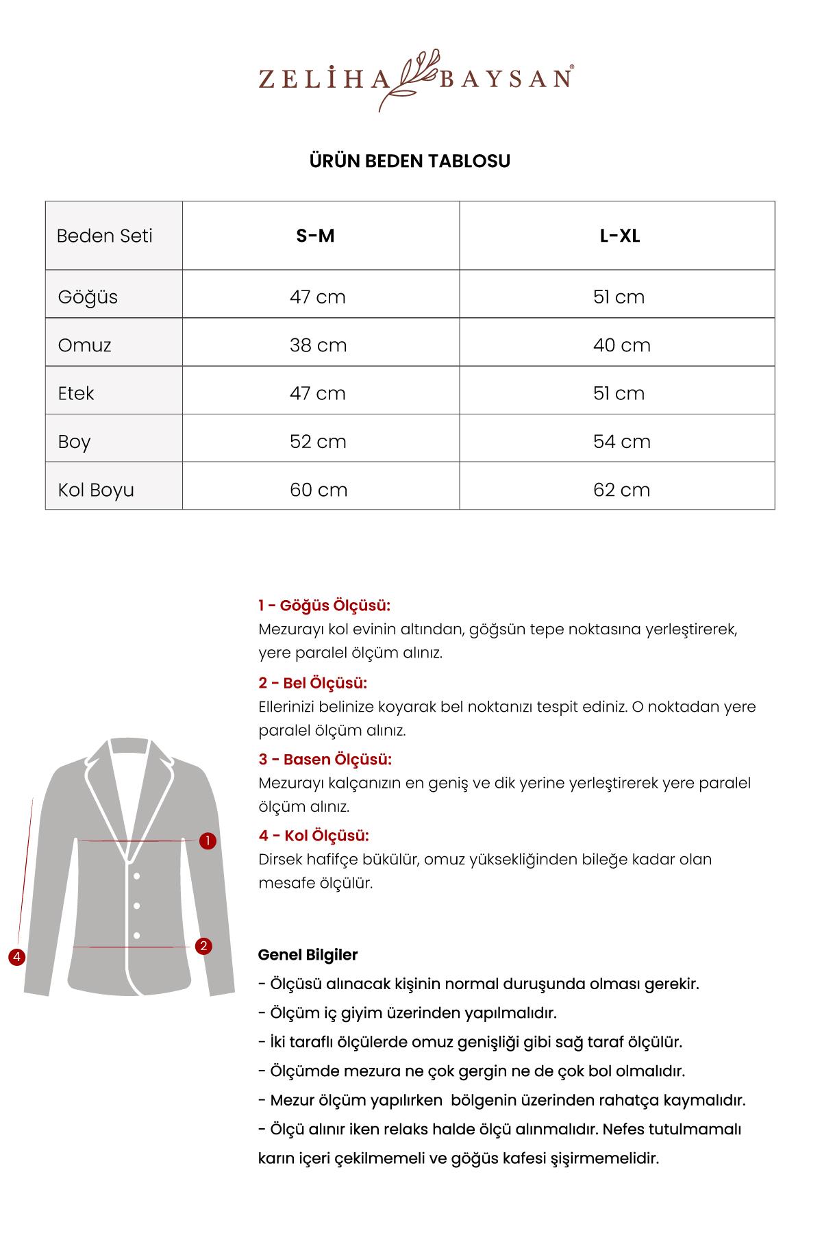 Müslin Kadın Ceket Siyah