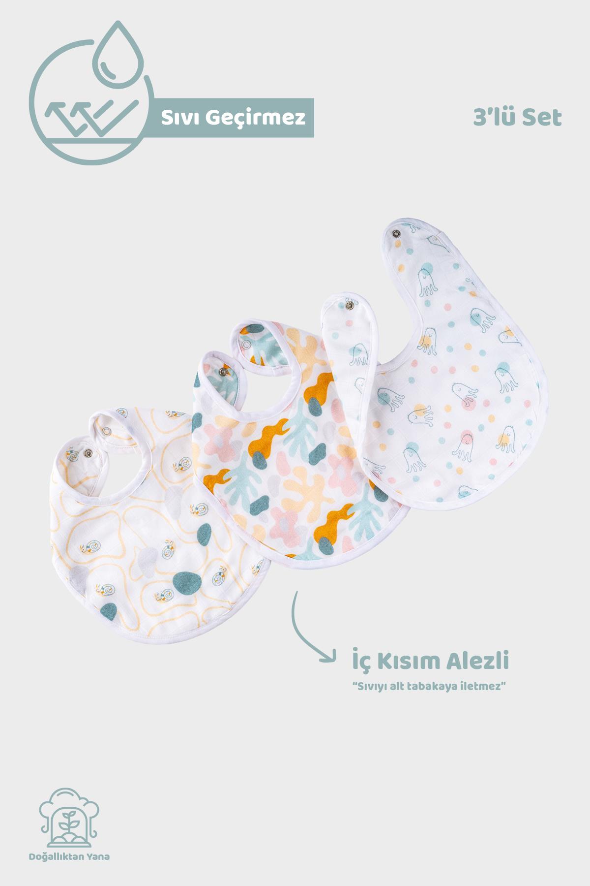 Ocean Mama Önlüğü 3'lü Set