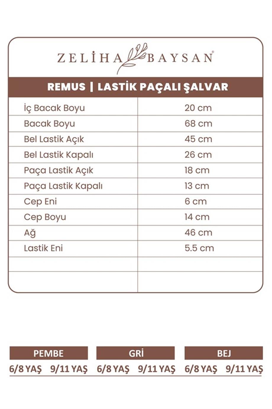 Remus Şalvar Pantolon