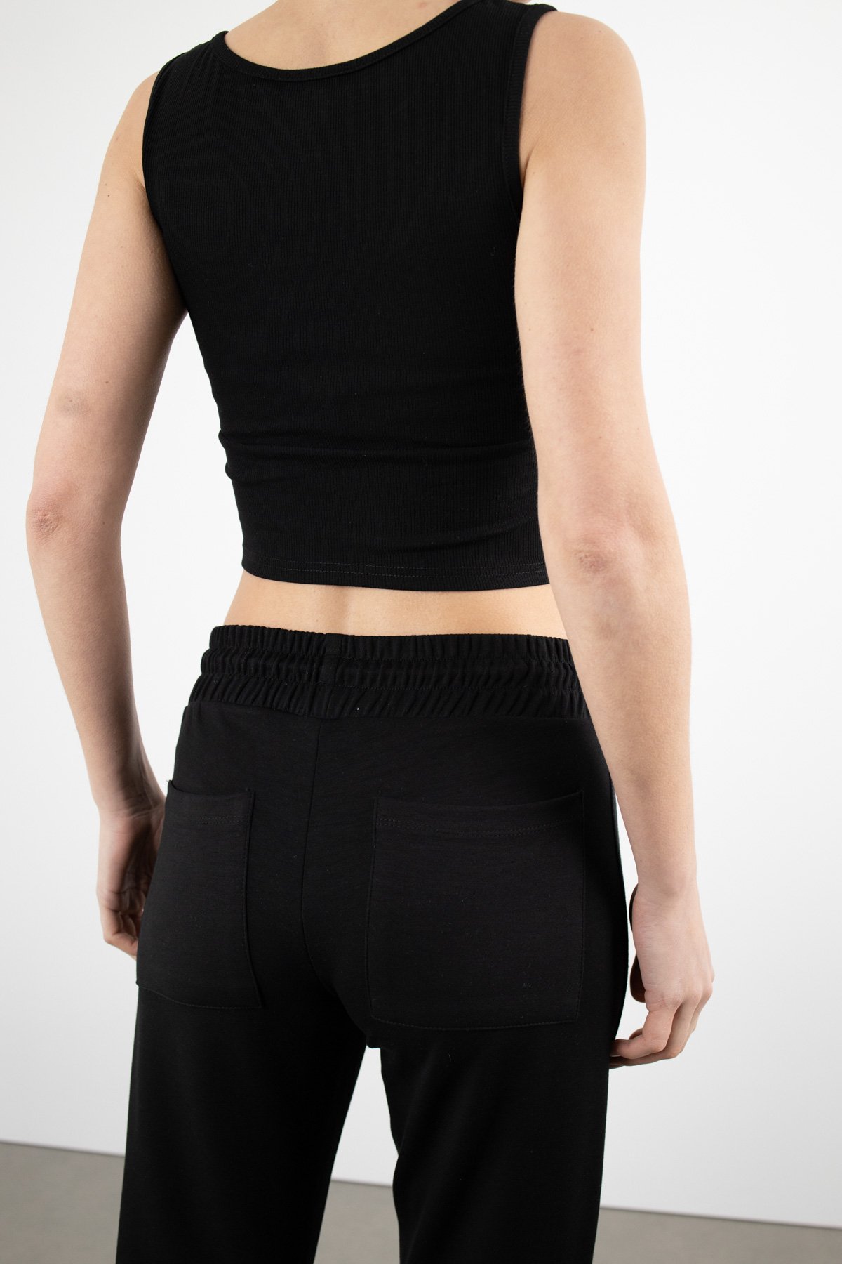 Altı Taşlı Crop Atlet