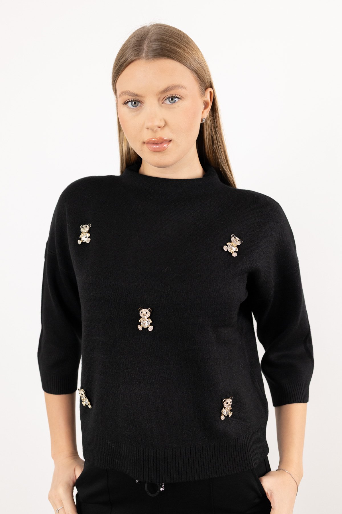 Ayıcık Broş Detay Triko