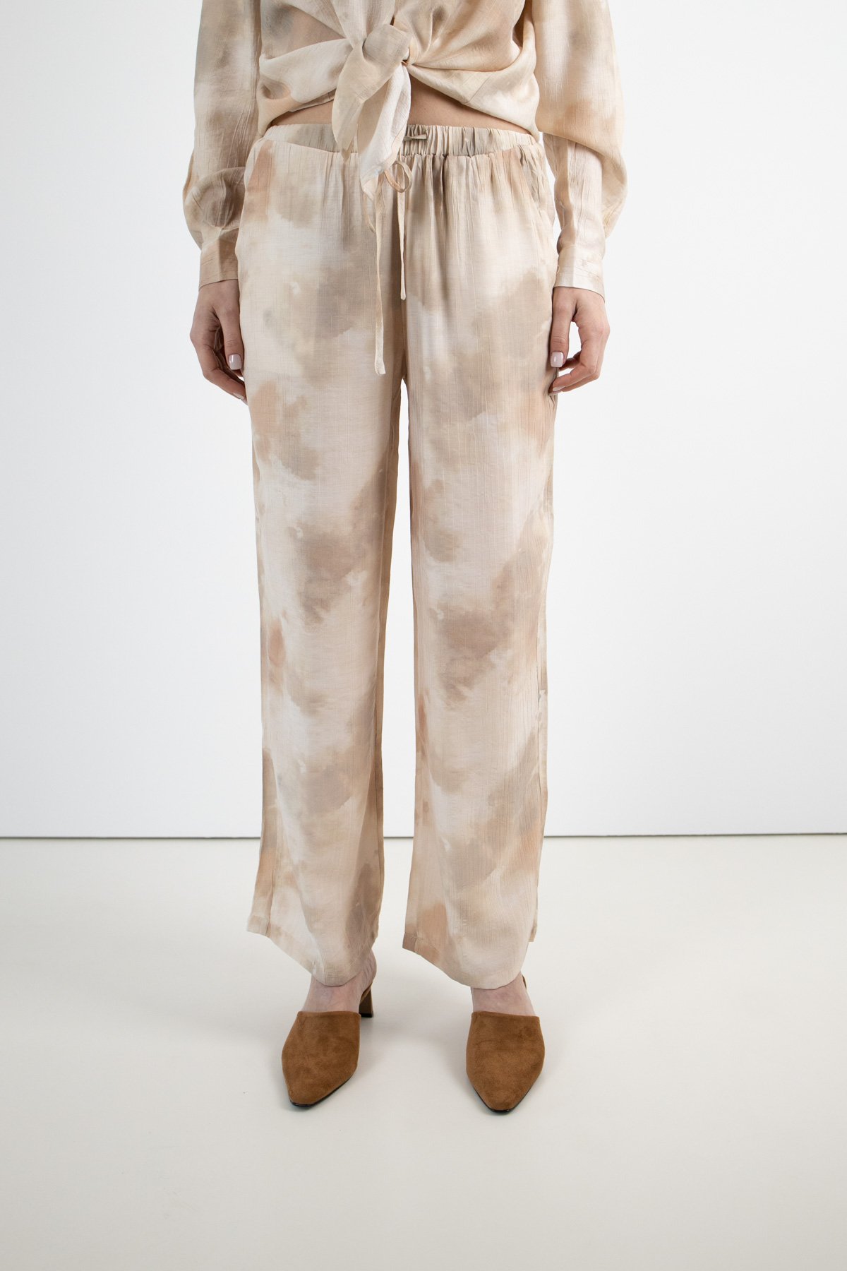 Batik Desen Gömlek Pantolon Takım