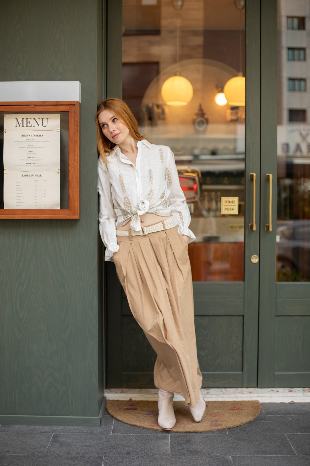 Dore Nakışlı Gömlek