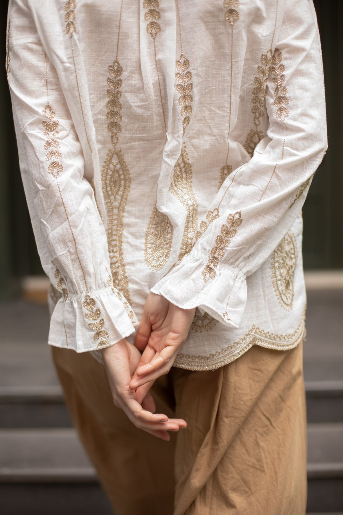 Dore Nakışlı Gömlek