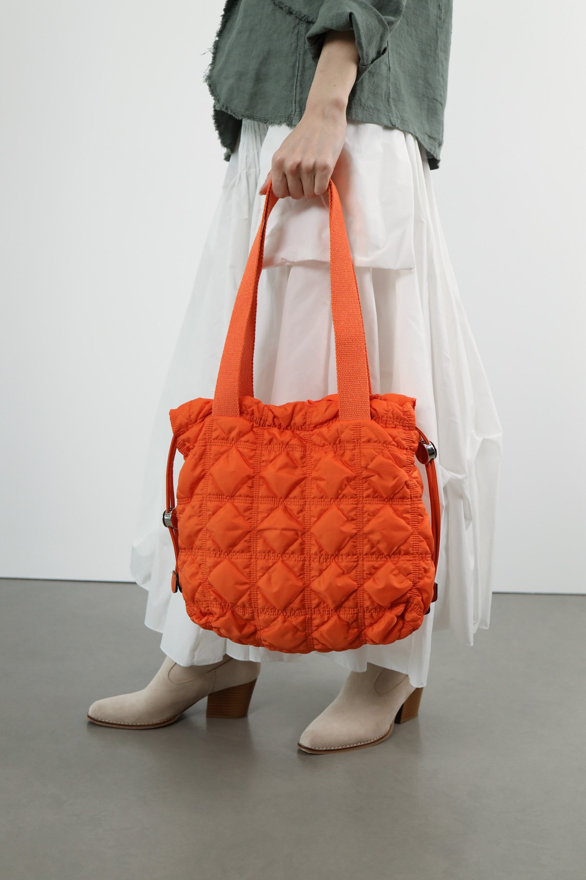 Kare Desenli Omuz Çantası