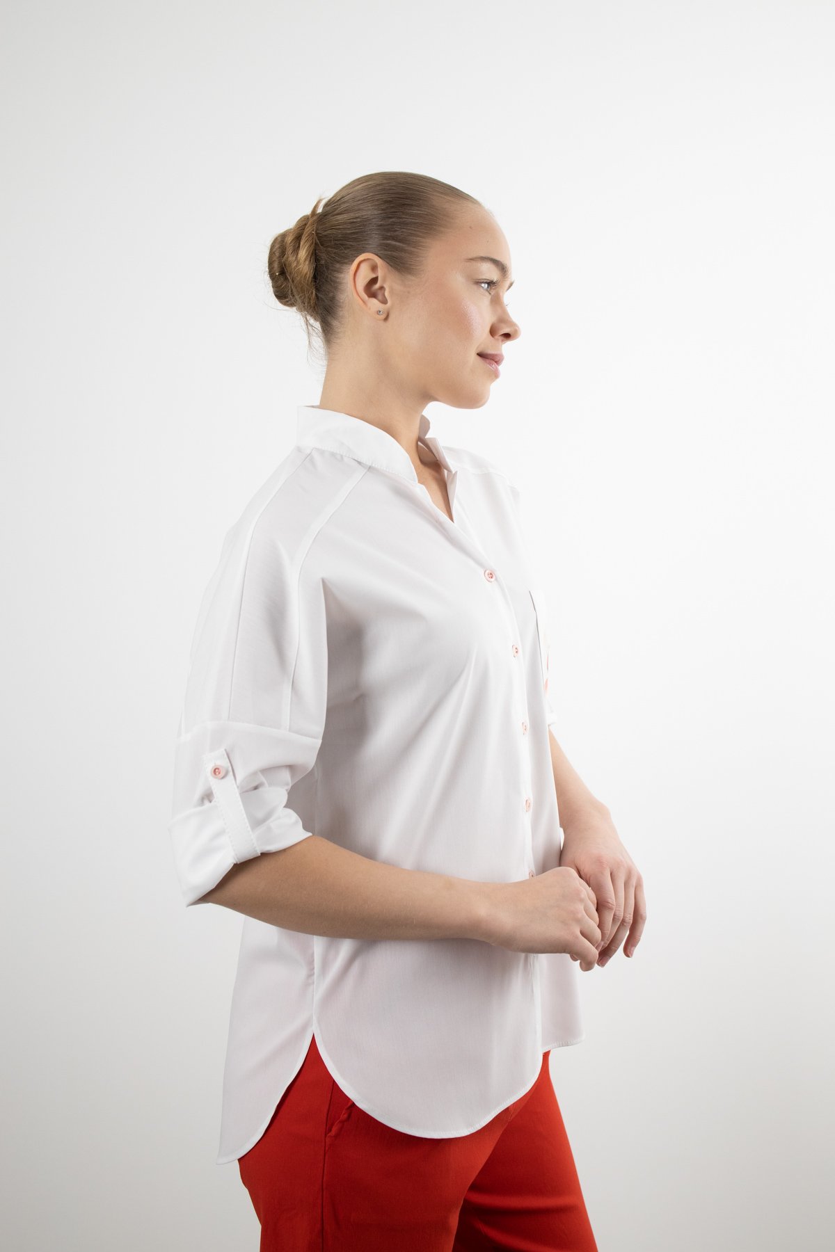 Ön Arka Kelebek İşleme Detay Gömlek