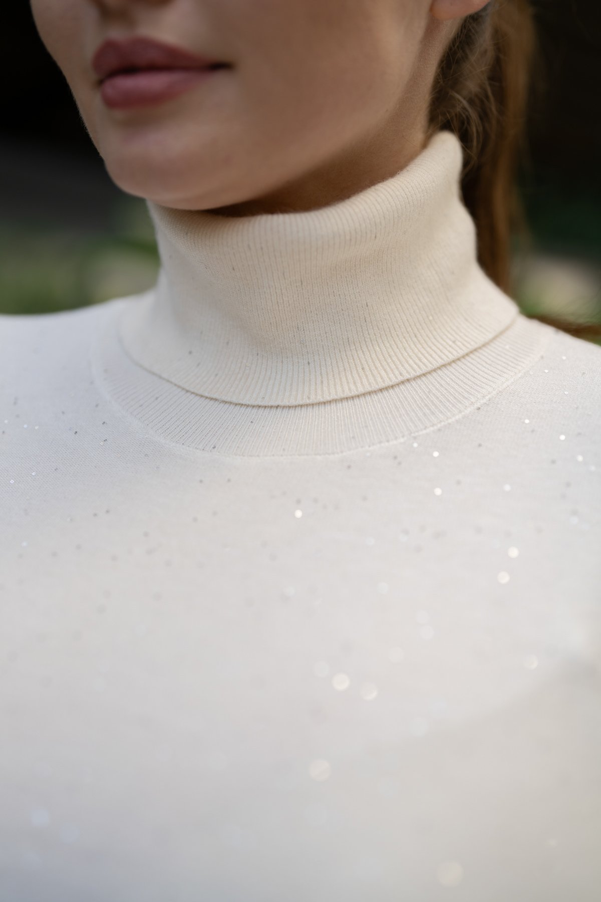 Pul Payet Desen Balıkçı Yaka Triko