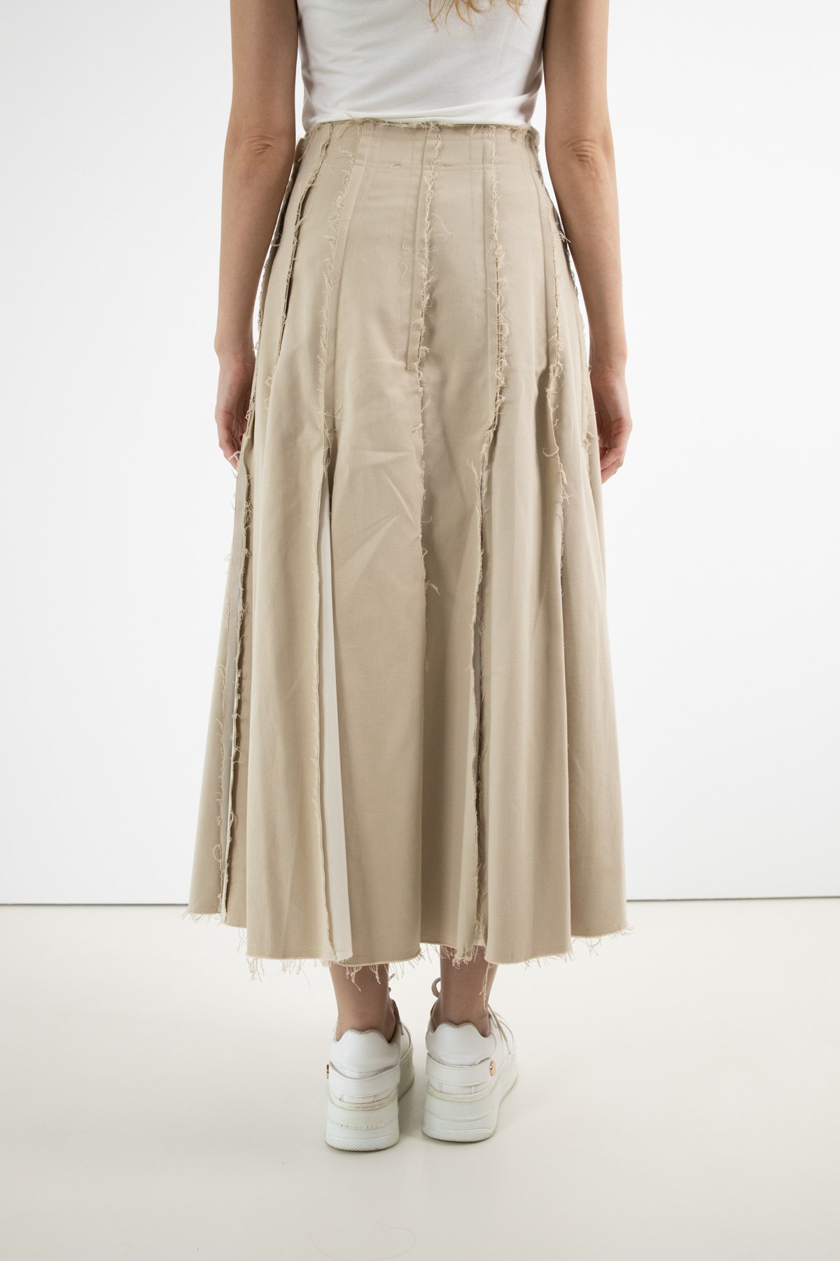 Saçaklı Fileli Etek