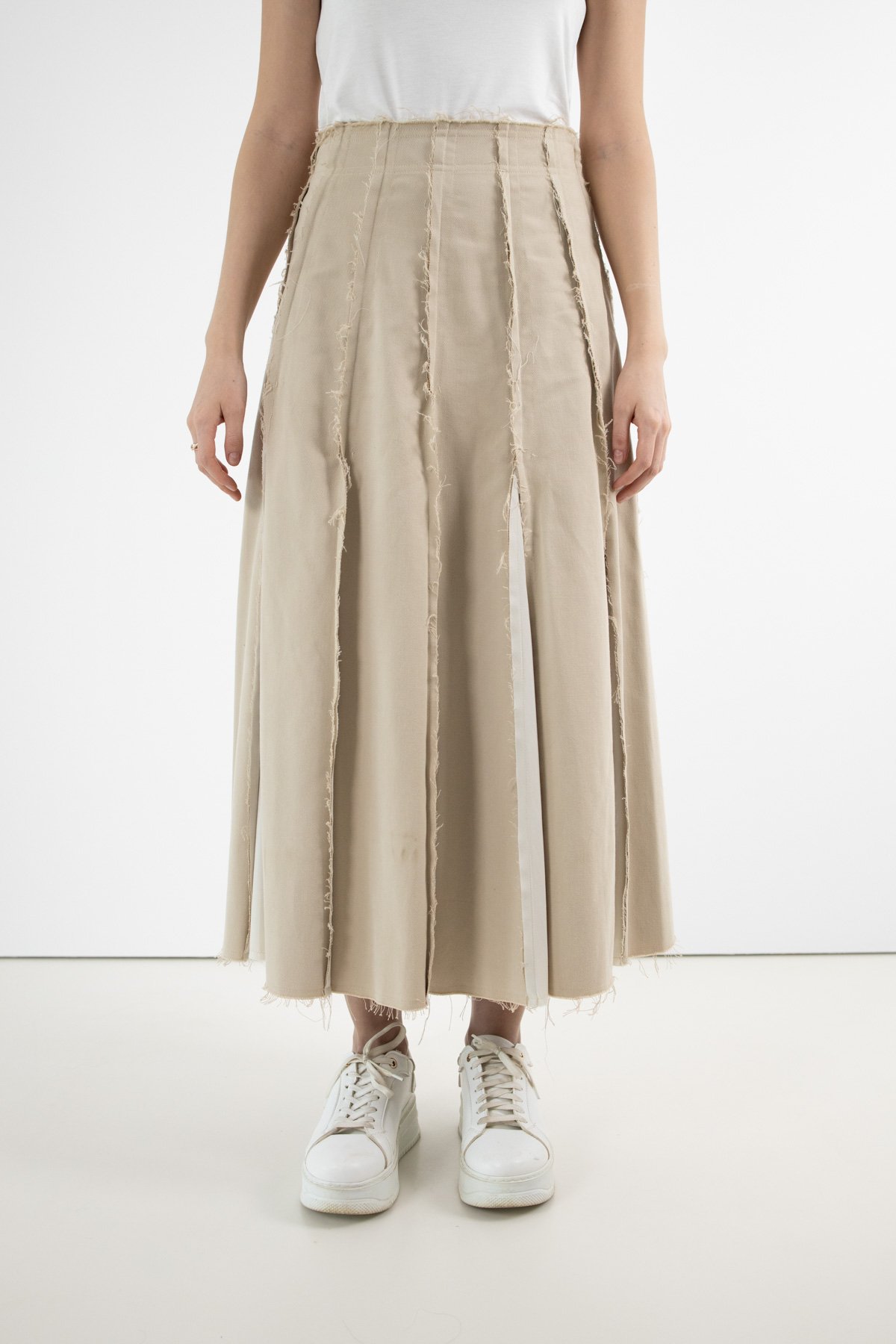 Saçaklı Fileli Etek