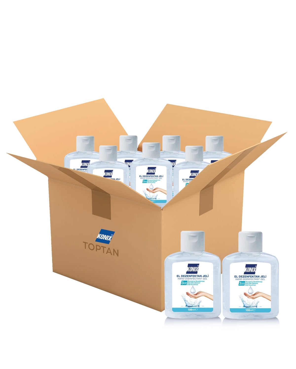 KONIX 100 ML ANT. EL TEM JELI BIOS TR - SEFFAF KARE