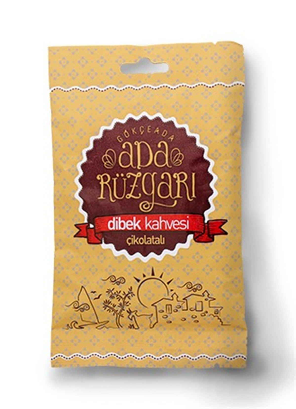 Gökçeada Çikolatalı Dibek Kahvesi Paket 100 gr.