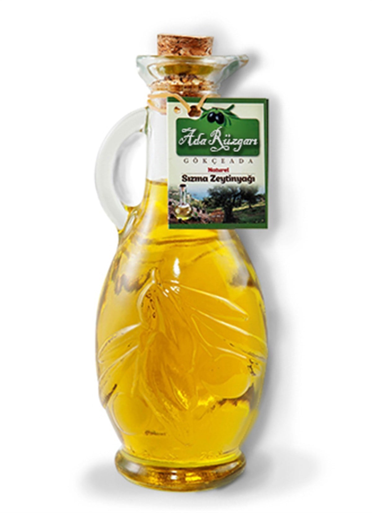 Gökçeada Naturel Sızma Zeytinyağı (Kulplu) 250 ml.