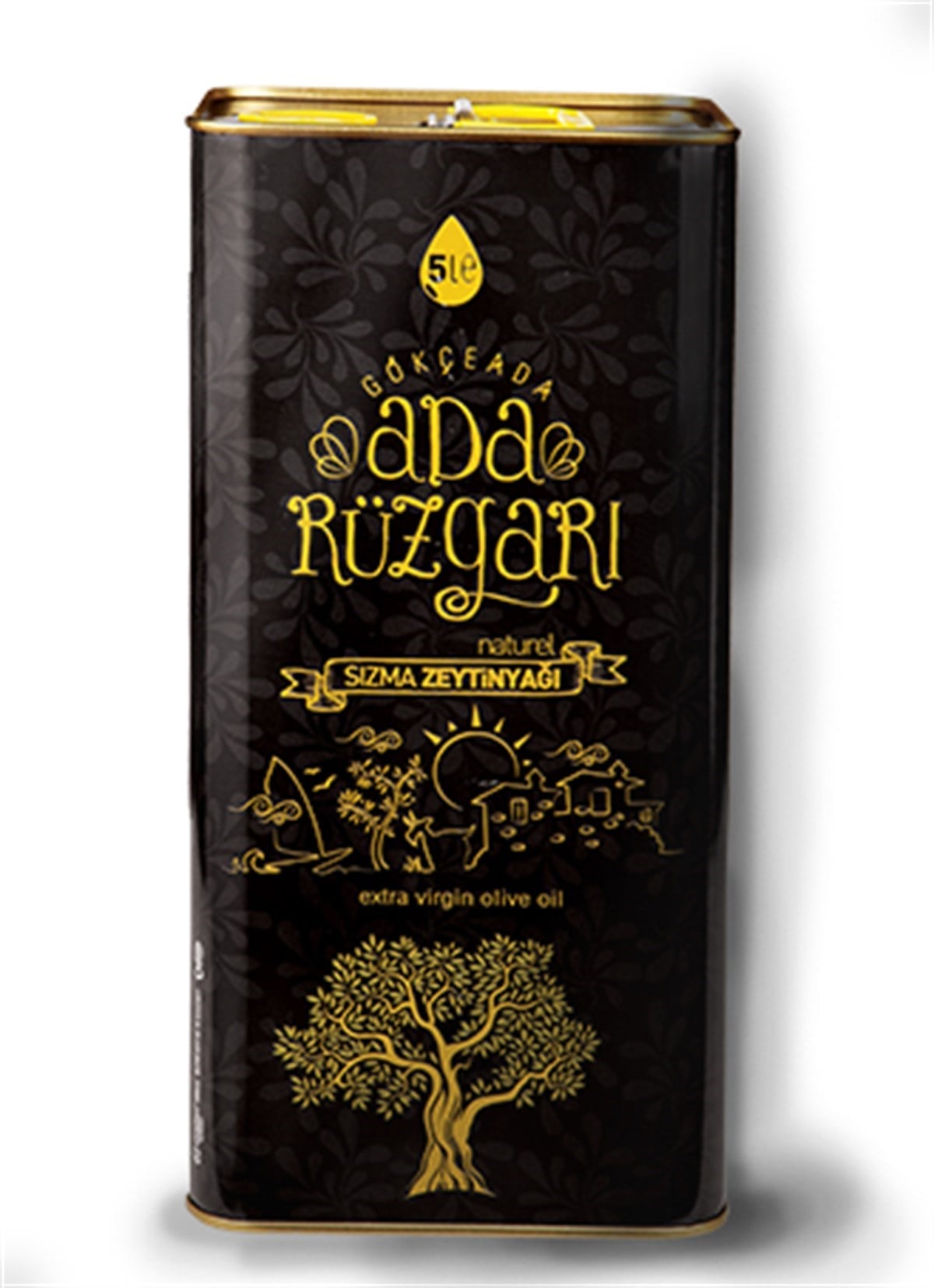 Gökçeada Naturel Sızma Zeytinyağı (Teneke) 5 Lt.