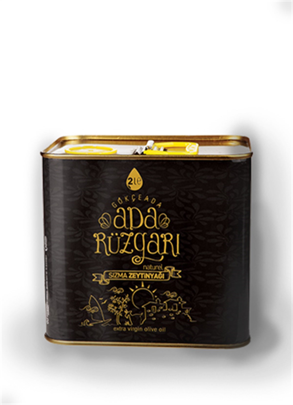Gökçeada Naturel Sızma Zeytinyağı (Teneke) 2 Lt.