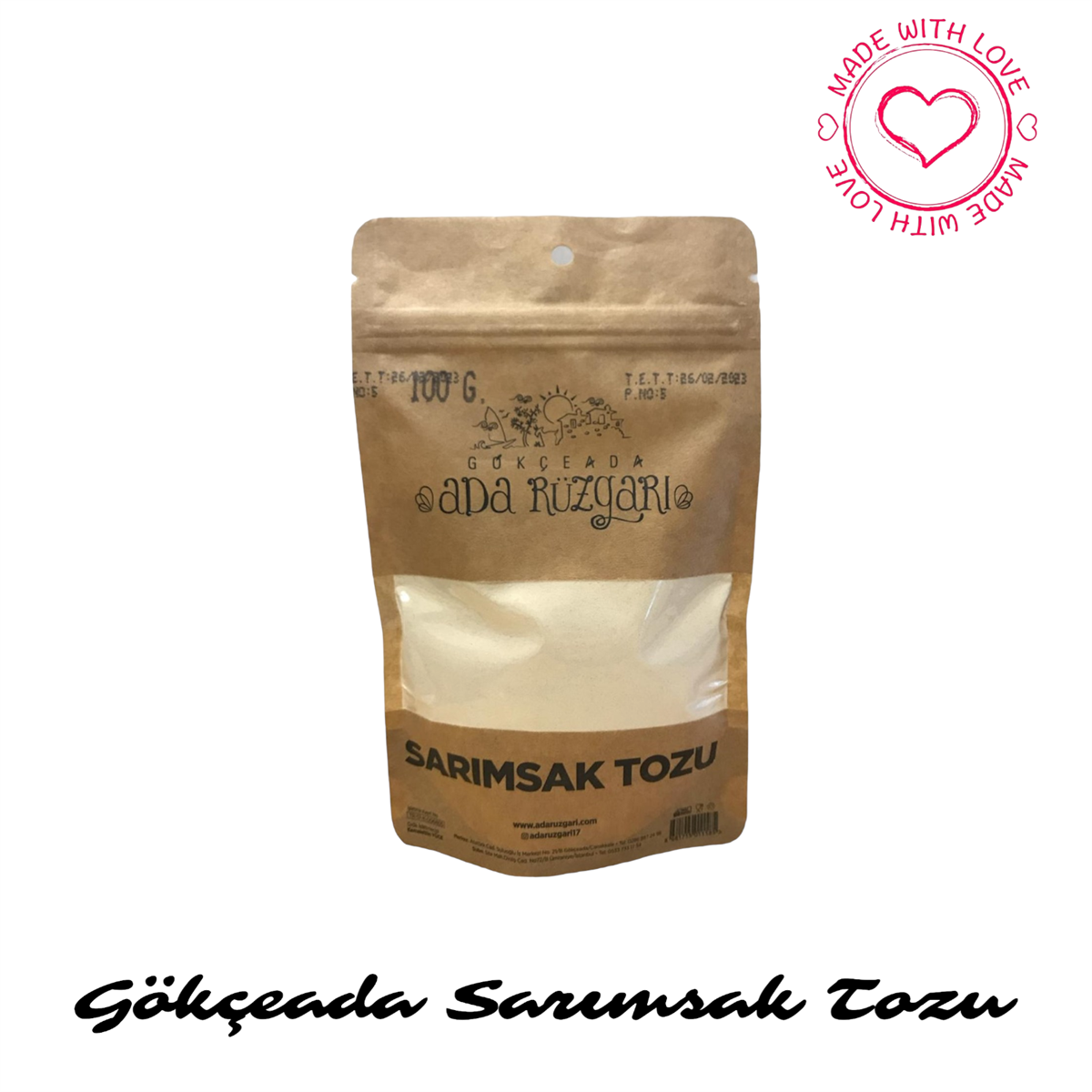 Gökçeada Sarımsak Tozu 100 gr.