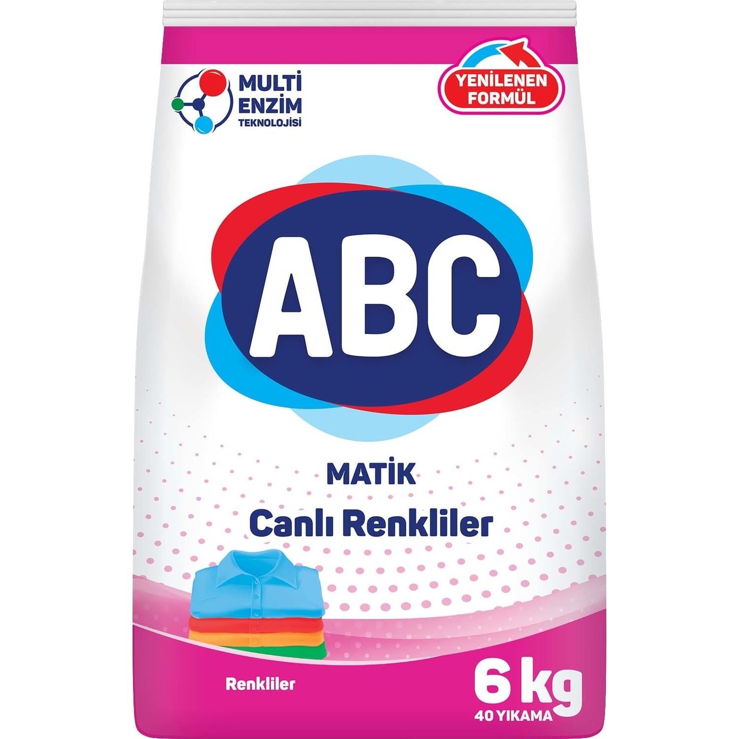 ABC MATİK 6 KG RENKLİLER