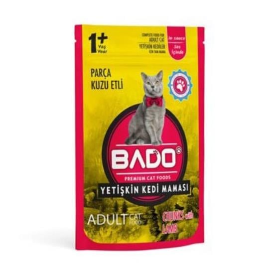 BADO YET.KEDİ MAMASI 85 GR KUZU ETLİ