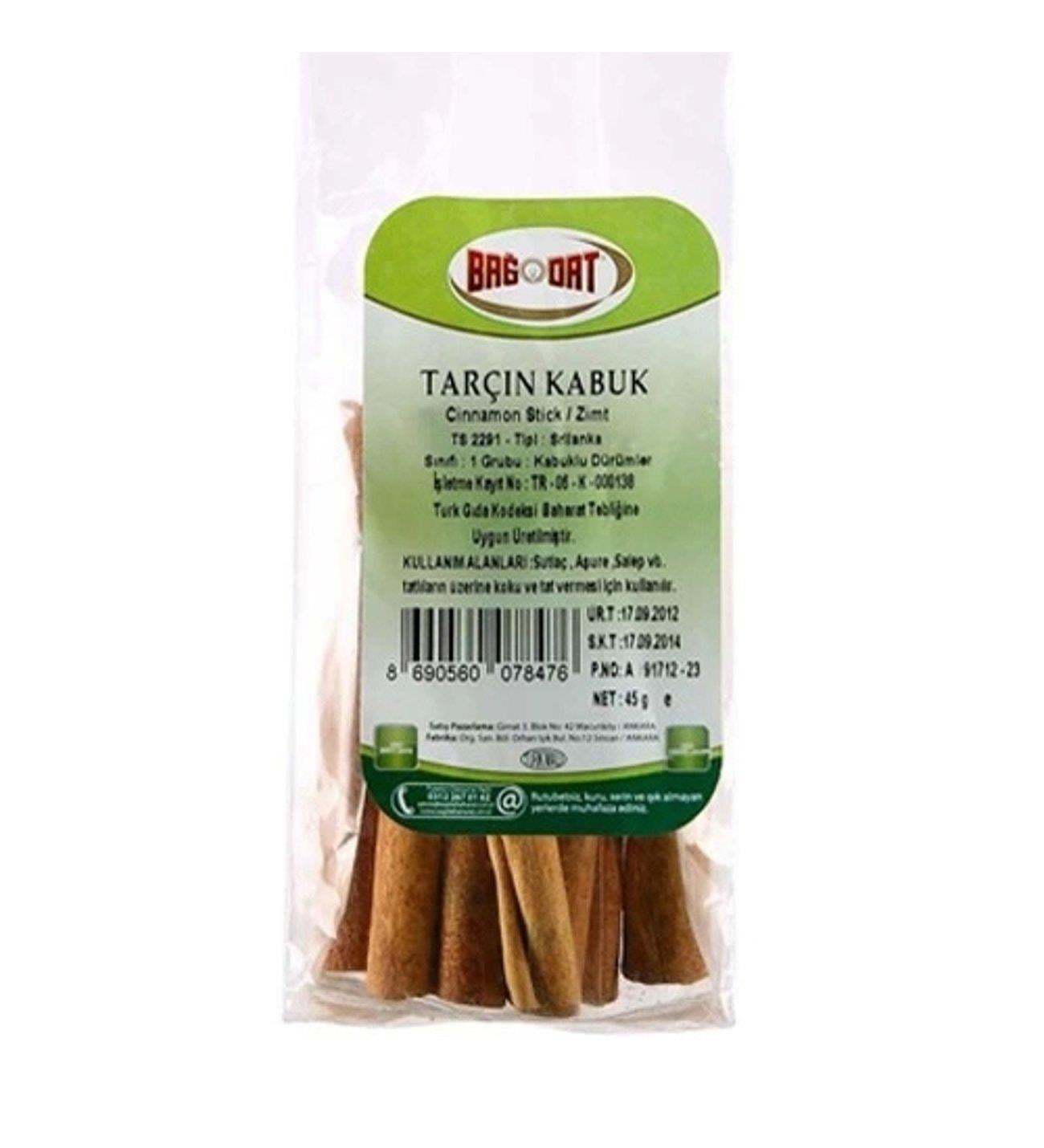 BAĞDAT TARÇIN KABUK POŞET 45GR.