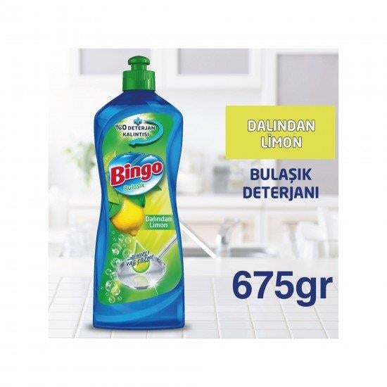 BİNGO BULAŞIK DETERJANI DALINDAN LİMON 675 GR