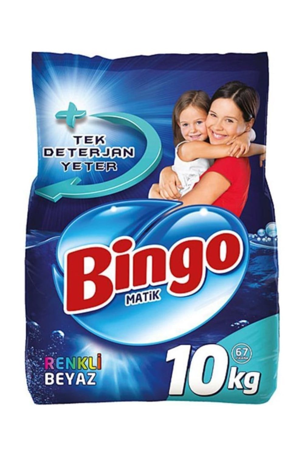BİNGO MATİK 10 KG RENKLİ-BEYAZ