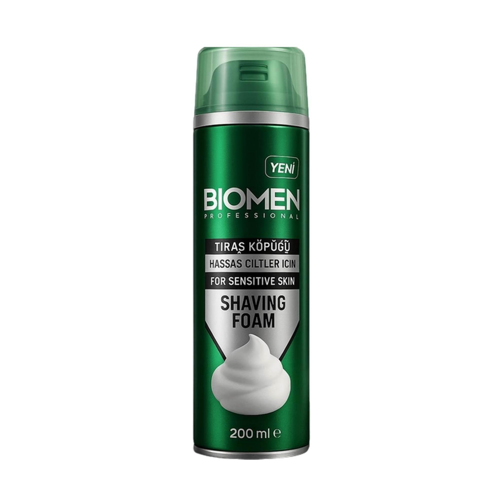 BİOMEN TIRAŞ KÖPÜĞÜ 200ML HASSAS 