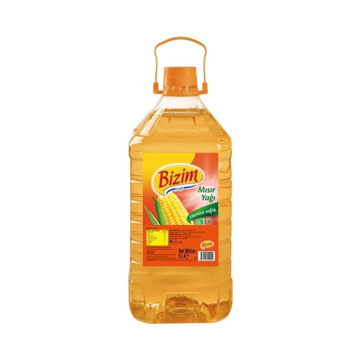 BİZİM MISIRÖZÜ YAĞI 5 LT ŞİŞE