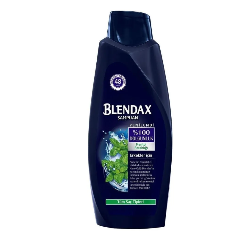 BLENDAX ŞAMP.500 ML MEN MENTOL 