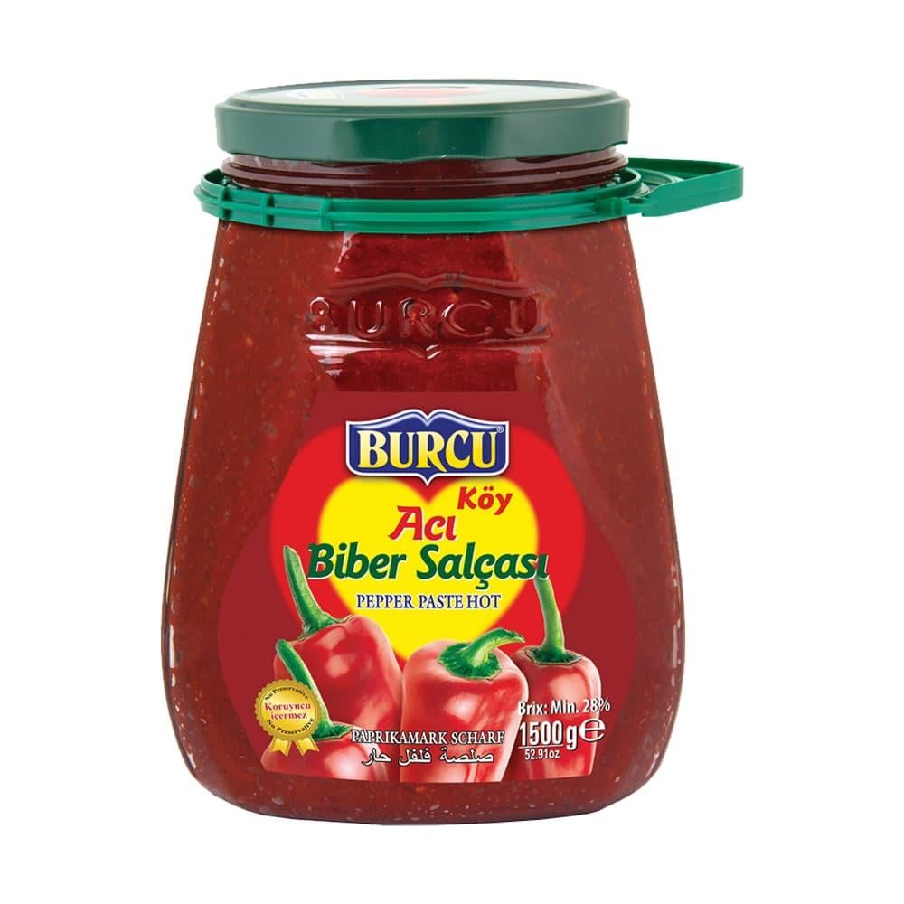 BURCU BİBER SALÇASI ACI 1500 GR